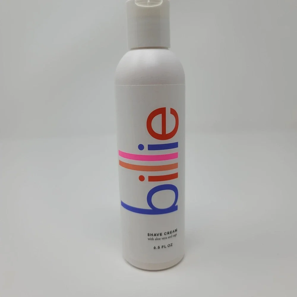 Billie Shave Cream Aloe Vera Sage Shea Butter 6.5 fl oz Vegan Non-GMO New Sealed